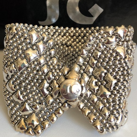 Sergio Gutierrez Liquid Metal B10 Silver Mesh Bracelet - Picture 2 of 12